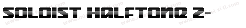 Soloist Halftone 2字体转换